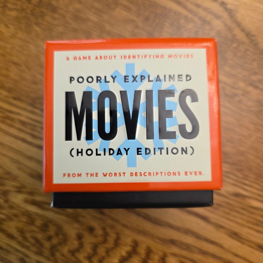 Brass‎ Monkey Poorly Explained Movies Holiday Edition Card Game Christmas Trivia